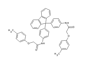 N,N'-[9H-fluorene-9,9-diylbis(4,1-phenylene)]bis[2-(4-methylphenoxy)acetamide]
