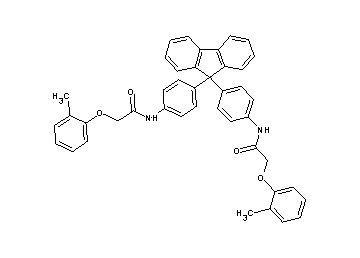 N,N'-[9H-fluorene-9,9-diylbis(4,1-phenylene)]bis[2-(2-methylphenoxy)acetamide]