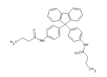 N,N'-[9H-fluorene-9,9-diylbis(4,1-phenylene)]dibutanamide