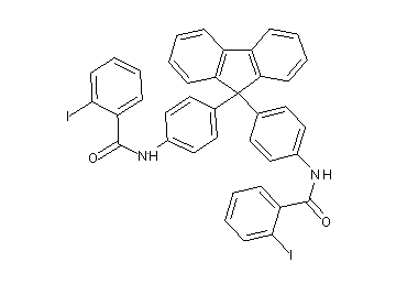 N,N'-[9H-fluorene-9,9-diylbis(4,1-phenylene)]bis(2-iodobenzamide)