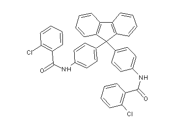 N,N'-[9H-fluorene-9,9-diylbis(4,1-phenylene)]bis(2-chlorobenzamide)