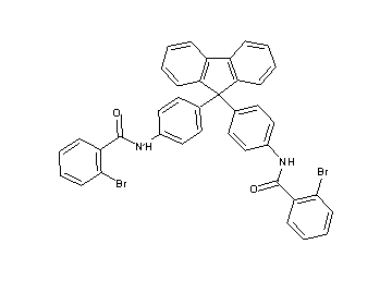 N,N'-[9H-fluorene-9,9-diylbis(4,1-phenylene)]bis(2-bromobenzamide)