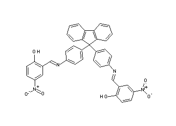 2,2'-[9H-fluorene-9,9-diylbis(4,1-phenylenenitrilomethylylidene)]bis(4-nitrophenol)