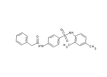 N-(4-{[(2,4-dimethylphenyl)amino]sulfonyl}phenyl)-2-phenylacetamide