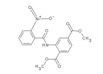 dimethyl 2-[(2-nitrobenzoyl)amino]terephthalate