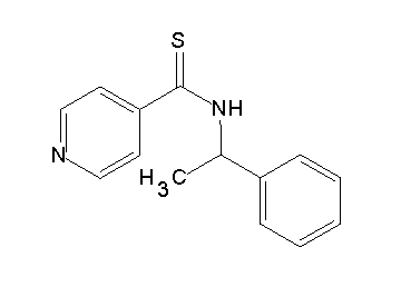 N-(1-phenylethyl)-4-pyridinecarbothioamide