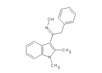 1-(1,2-dimethyl-1H-indol-3-yl)-2-phenylethanone oxime