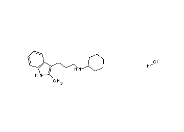N-[3-(2-methyl-1H-indol-3-yl)propyl]cyclohexanamine hydrochloride