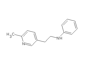 N-[2-(6-methyl-3-pyridinyl)ethyl]aniline