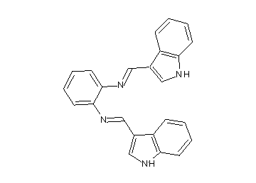 N,N'-bis(1H-indol-3-ylmethylene)-1,2-benzenediamine