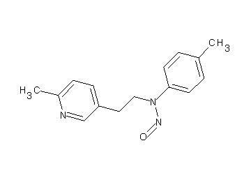 (4-methylphenyl)[2-(6-methyl-3-pyridinyl)ethyl]nitrosoamine