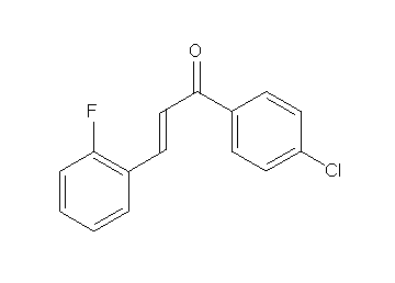 1-(4-chlorophenyl)-3-(2-fluorophenyl)-2-propen-1-one