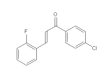1-(4-chlorophenyl)-3-(2-fluorophenyl)-2-propen-1-one 1-(4-chlorophenyl)-3-(2-fluorophenyl)-2-propen-1-one