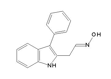 (3-phenyl-1H-indol-2-yl)acetaldehyde oxime