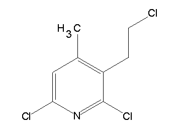 2,6-dichloro-3-(2-chloroethyl)-4-methylpyridine