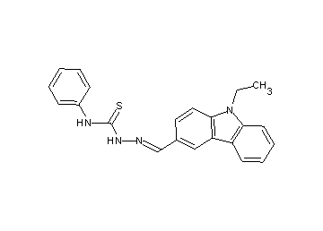 9-ethyl-9H-carbazole-3-carbaldehyde N-phenylthiosemicarbazone