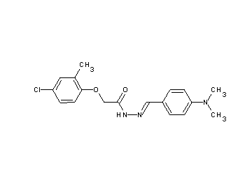 2-(4-chloro-2-methylphenoxy)-N'-[4-(dimethylamino)benzylidene]acetohydrazide
