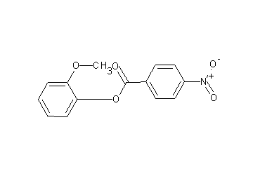 2-methoxyphenyl 4-nitrobenzoate 2-methoxyphenyl 4-nitrobenzoate