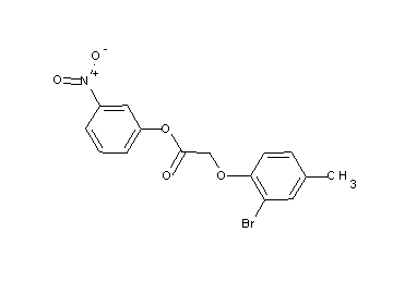 3-nitrophenyl (2-bromo-4-methylphenoxy)acetate - Click Image to Close