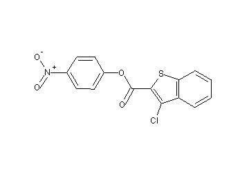 4-nitrophenyl 3-chloro-1-benzothiophene-2-carboxylate