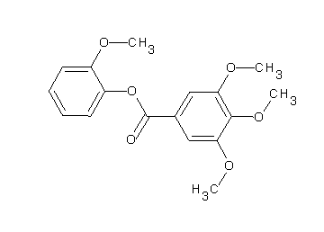 2-methoxyphenyl 3,4,5-trimethoxybenzoate