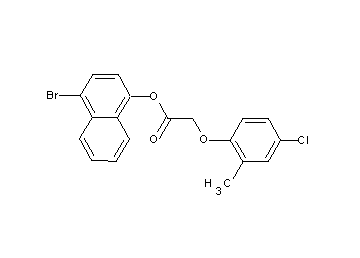4-bromo-1-naphthyl (4-chloro-2-methylphenoxy)acetate