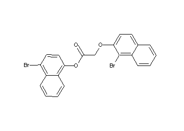 4-bromo-1-naphthyl [(1-bromo-2-naphthyl)oxy]acetate