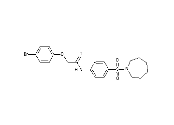 N-[4-(1-azepanylsulfonyl)phenyl]-2-(4-bromophenoxy)acetamide