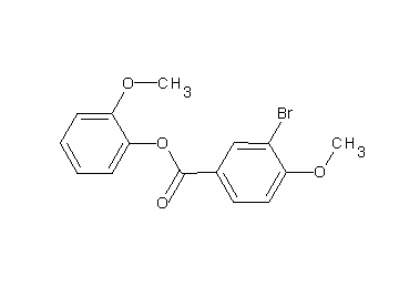 2-methoxyphenyl 3-bromo-4-methoxybenzoate