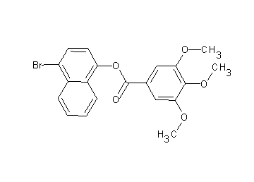 4-bromo-1-naphthyl 3,4,5-trimethoxybenzoate