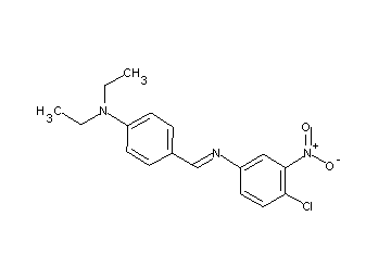 (4-chloro-3-nitrophenyl)[4-(diethylamino)benzylidene]amine