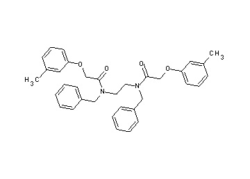 N,N'-1,2-ethanediylbis[N-benzyl-2-(3-methylphenoxy)acetamide]