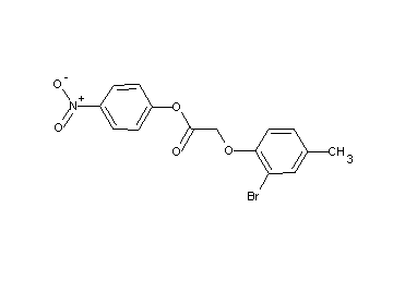 4-nitrophenyl (2-bromo-4-methylphenoxy)acetate