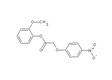 2-methoxyphenyl (4-nitrophenoxy)acetate