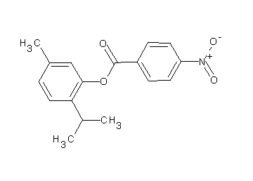 2-isopropyl-5-methylphenyl 4-nitrobenzoate - Click Image to Close
