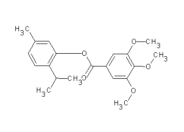 2-isopropyl-5-methylphenyl 3,4,5-trimethoxybenzoate
