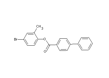 4-bromo-2-methylphenyl 4-biphenylcarboxylate