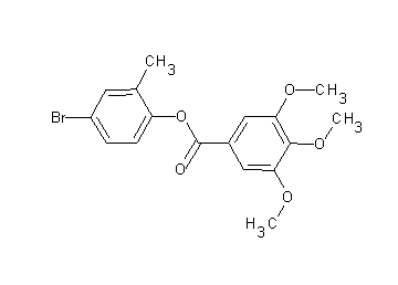 4-bromo-2-methylphenyl 3,4,5-trimethoxybenzoate