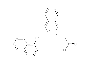 1-bromo-2-naphthyl (2-naphthyloxy)acetate