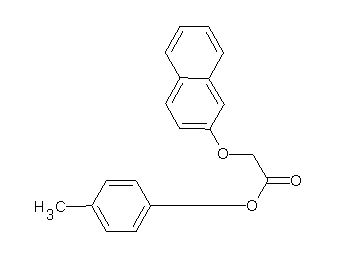 4-methylphenyl (2-naphthyloxy)acetate