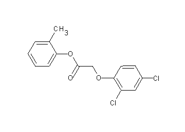 2-methylphenyl (2,4-dichlorophenoxy)acetate 2-methylphenyl (2,4-dichlorophenoxy)acetate