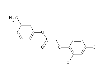 3-methylphenyl (2,4-dichlorophenoxy)acetate 3-methylphenyl (2,4-dichlorophenoxy)acetate