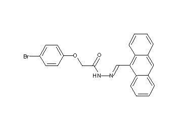 N'-(9-anthrylmethylene)-2-(4-bromophenoxy)acetohydrazide - Click Image to Close