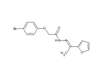 2-(4-bromophenoxy)-N'-[1-(2-furyl)ethylidene]acetohydrazide