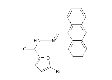 N'-(9-anthrylmethylene)-5-bromo-2-furohydrazide - Click Image to Close
