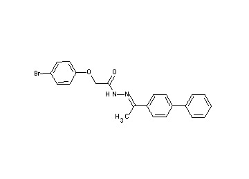 N'-[1-(4-biphenylyl)ethylidene]-2-(4-bromophenoxy)acetohydrazide