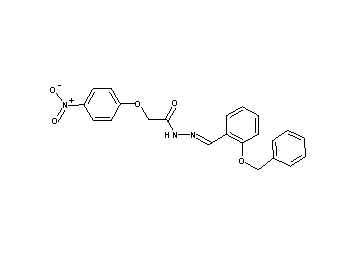 N'-[2-(benzyloxy)benzylidene]-2-(4-nitrophenoxy)acetohydrazide