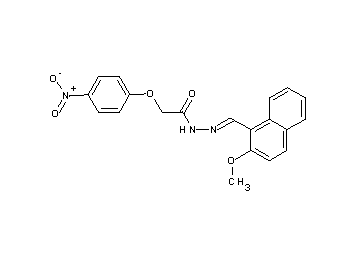 N'-[(2-methoxy-1-naphthyl)methylene]-2-(4-nitrophenoxy)acetohydrazide