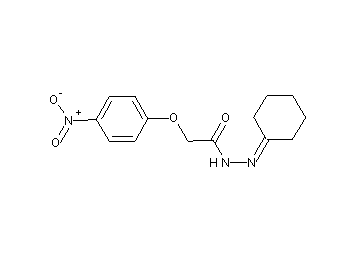 N'-cyclohexylidene-2-(4-nitrophenoxy)acetohydrazide