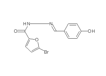 5-bromo-N'-(4-hydroxybenzylidene)-2-furohydrazide